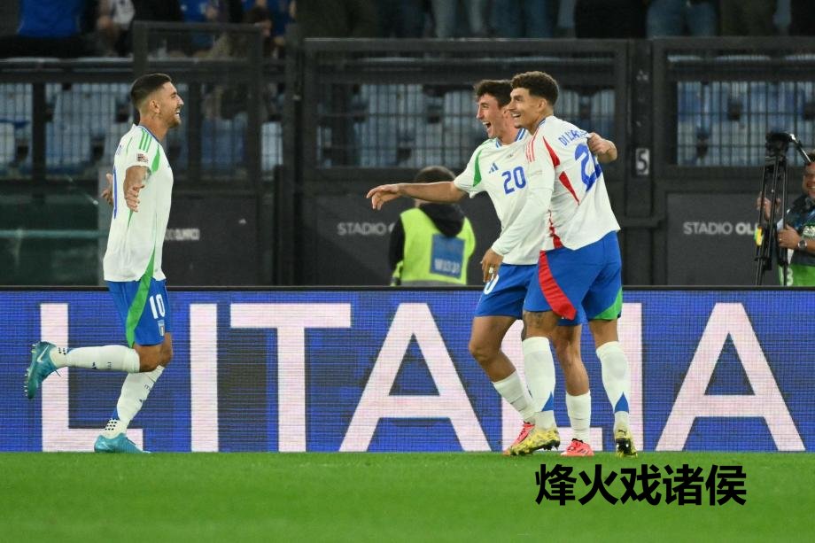 [图]欧国联-佩莱格里尼飞铲红牌 意大利2-2比利时